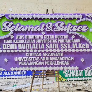 karangan bunga 2x1 tanpa bunga